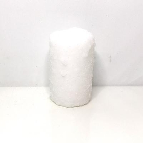 White Snowy Candle 10cm
